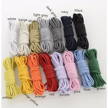 

6 meters/lot diameter 2 mm rubber colored elastic rope elastic band for handmade DIY accessory T1008