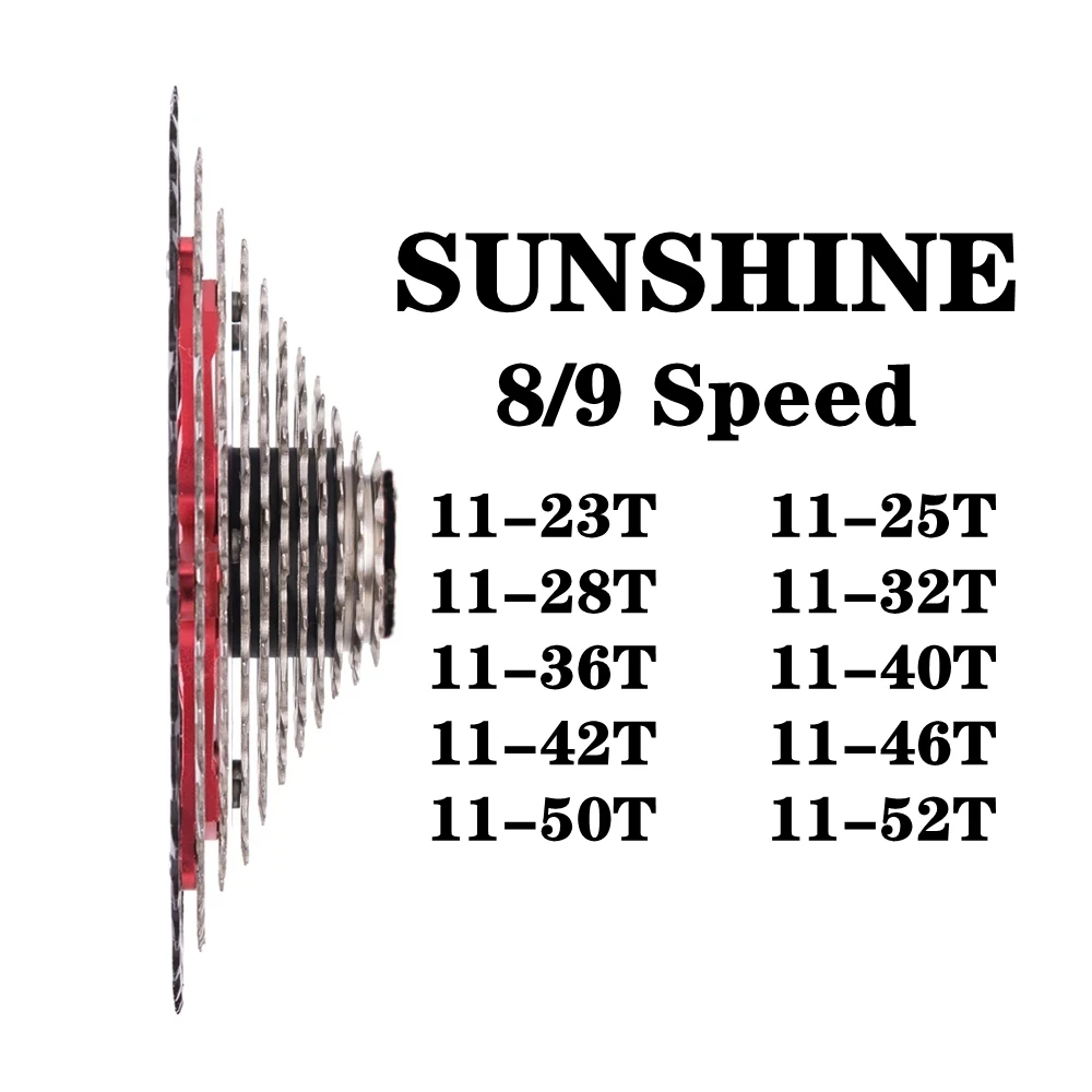 Кассета для велосипеда Deore SUNRACE SRAM HG41 HG200 свободное колесо 8/9 скоростей горного