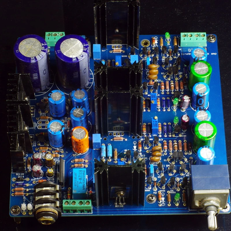 

KYYSLB двойной 22-26 в или двойной 32-36 в 2 канала HIFI усилитель мощности Preamp готовая доска Amp набор предусилителя