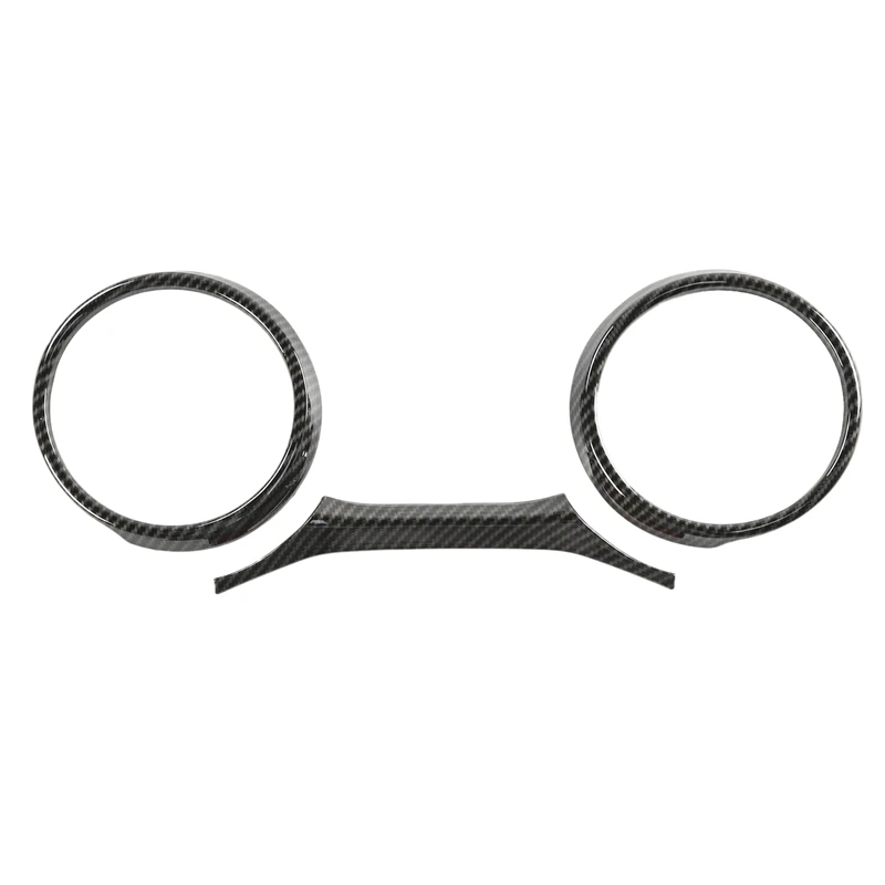 

Carbon Fiber Dashboard Decorative Frame Cover Trim for 2018+ Jeep Wrangler JL