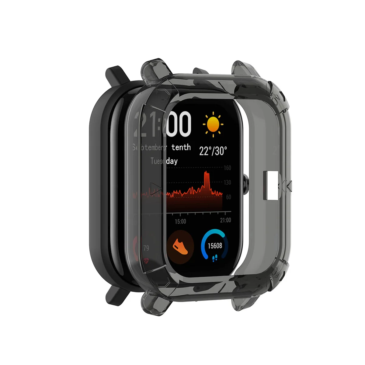 Модный прозрачный чехол из ТПУ для часов Amazfit GTS - Color: 4