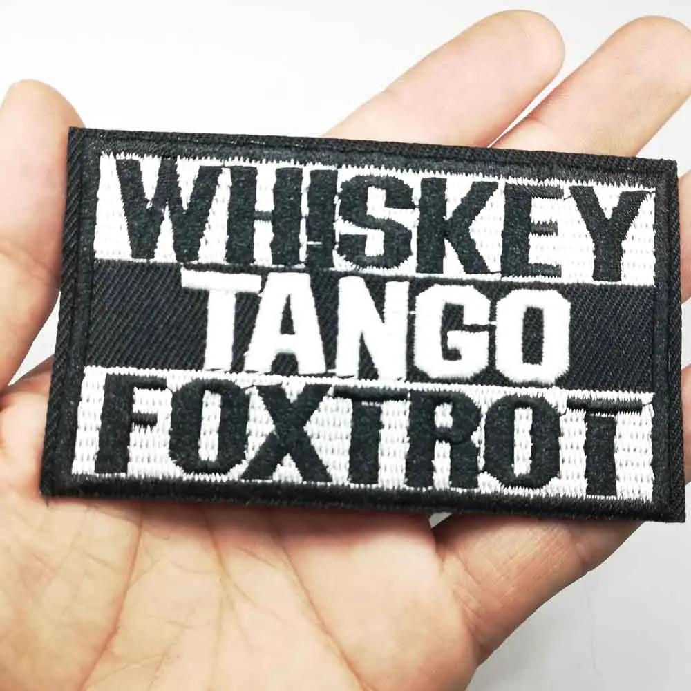 Клейкая лента Peace Whiskey Tango Westworld нашивки для одежды с вышитыми буквами порезы