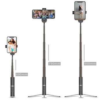 

6 In 1 Bluetooth Selfie Stick Portable Handheld Tripod with Wireless Remote For Smart Phone Camera