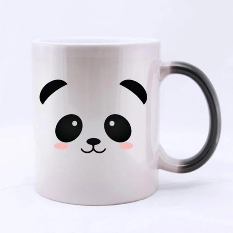 toewijzen Waarschijnlijk grillen Leuke Panda Mok Warmte Onthullen Mok Creatieve Keramische Kleur  Veranderende Koffie Mokken Magische Thee Cup Mok Als Gift Voor Vrienden -  AliExpress Huis & Tuin