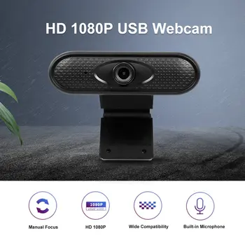 

HD Streaming Webcam Microphone Widescreen USB Computer Camera Dynamic Resolution For Desktop Notebook Video Call