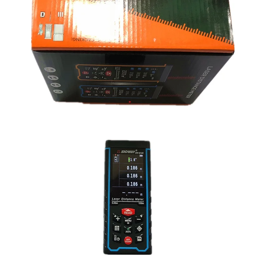 SNDWAY SW-S120 120 м камера цифровой лазерный дальномер Дальномер Лента дальномера Trena угол линейки Bulid инструмент