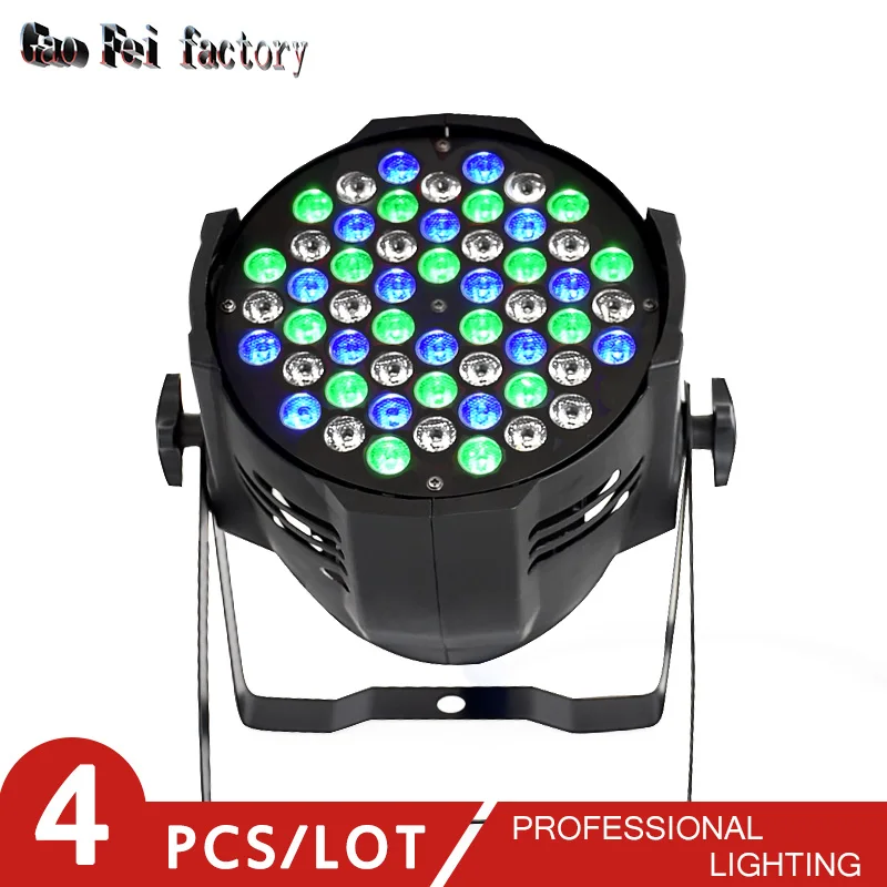 LED par Can 54x3W Par Light Casting Aluminum Stage Par RGBW dmx Wash For Atmosphere Of Disco DJ Music bar Party Club Dance