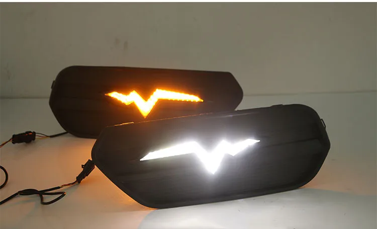 EOsuns led drl Дневной ходовой светильник для Honda AVANCIER- с движущимися желтыми поворотниками и синим ночным ходовым светильник