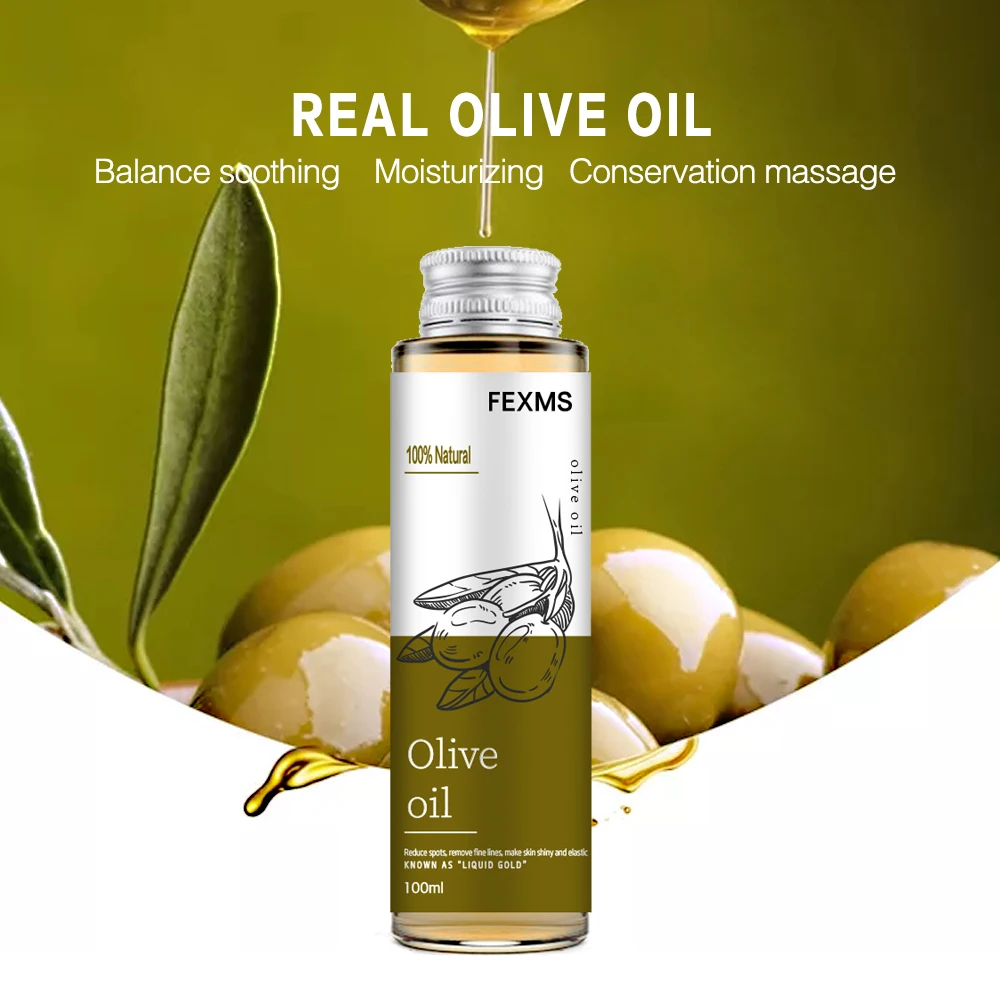 

100% Natural Organic Olive Oil. Day & Night Moisturizer for Skin Hair Care Face Cuticle & Nail Care Natural Body Oils