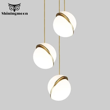 

Nordic Luxury Pendant Lights Modern Round Acrylic Pendant Lamp Kitchen Dining Room Hanging Ceiling Cafe Restaurant Deco Lighting