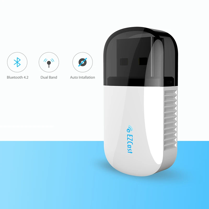 Wi-Fi ключ адаптер для ПК 600 Мбит/с беспроводной USB Wifi Bluetooth Бесплатный привод сетевой карты двухдиапазонный WiFi 2,4G и 5G адаптер