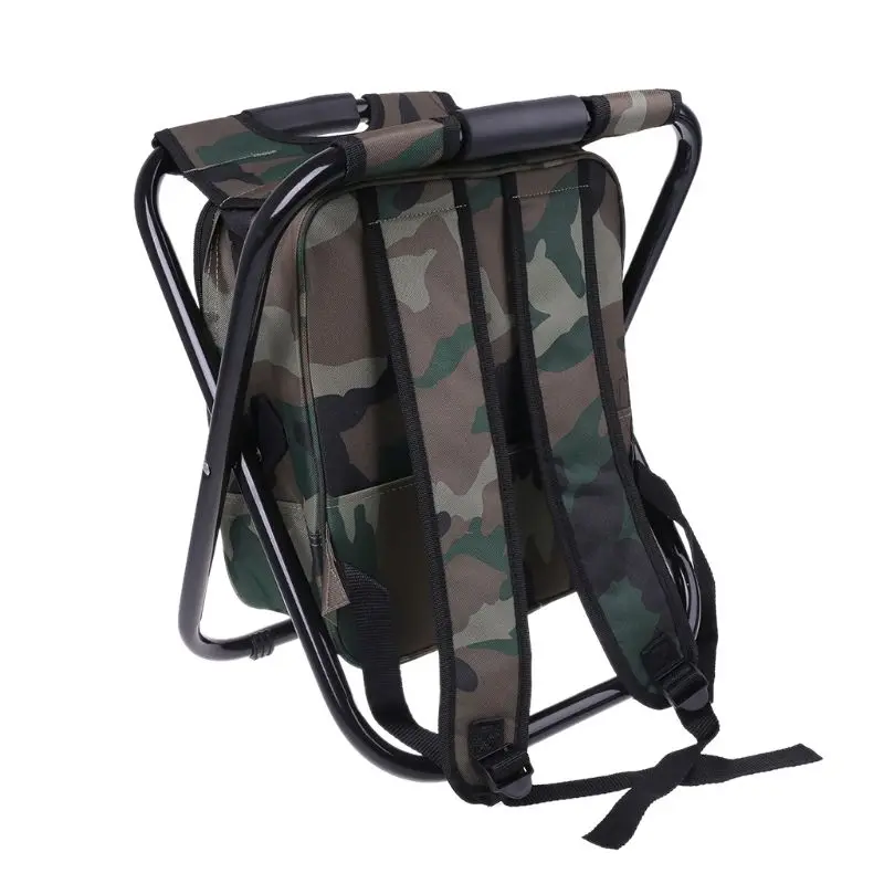 Рюкзак кулер стул-компактный портативный складной стул-идеально подходит для мероприятий на открытом воздухе, пикника, путешествия, Пешие прогулки, кемпинг, впря