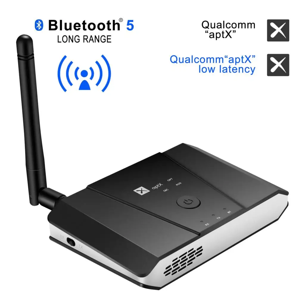 Большой диапазон Bluetooth 5,0 передатчик приемник CSR8670 3 в 1 Музыка Аудио адаптер с низкой задержкой APTX HD HIFI Spdif RCA AUX 3,5 мм ТВ