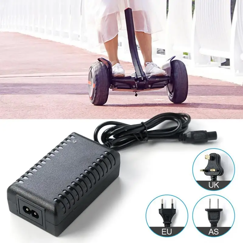 Для Xiaomi/Segway/Swegway/ХОВЕРБОРДА баланс автомобиля электрический скутер адаптер питания зарядное устройство AU/US/EU/UK зарядное устройство|Зарядные устройства| | АлиЭкспресс