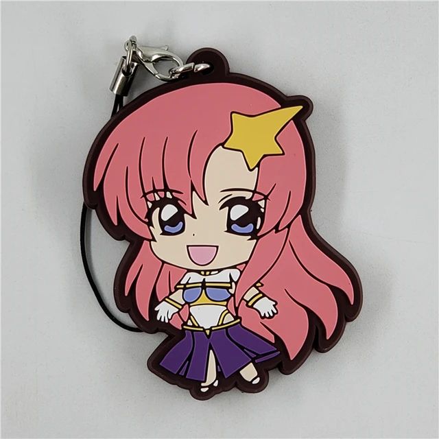 Mobile Suit Gundam Seed Destiny Anime Kira Yamato Athrun Zala Lacus Clyne Shin Asuka Lunamaria Hawke Rubber Keychain Key Chains Aliexpress