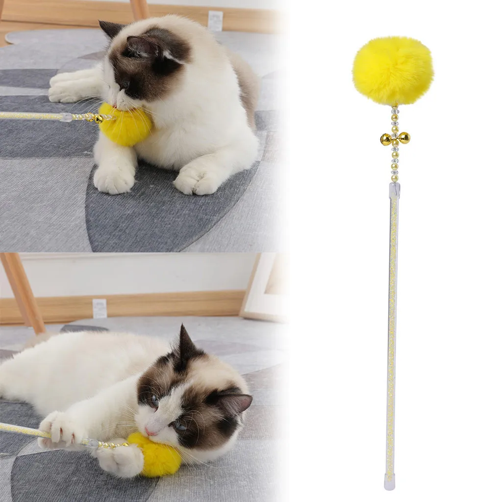 Домашнее животное кошка котенок кошка игрушка прокатки царапин мяч Смешные, для кошек и котят играть куклы Шар любимчика игрушки для кошек перо колокольчик Игрушка дропшиппинг