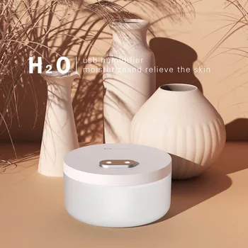 

1000ml Humidifier Wireless Rechargeable Aroma Diffuser 2200mAh Battery Humidifier with 2 Mist Outlet Home For Home Office