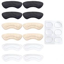 18 шт вставки/колодки для подпяток, многоразовые самоклеющиеся накладки для обуви на каблуках, блистерные накладки для обуви для мужчин и женщин, свободные туфли, для