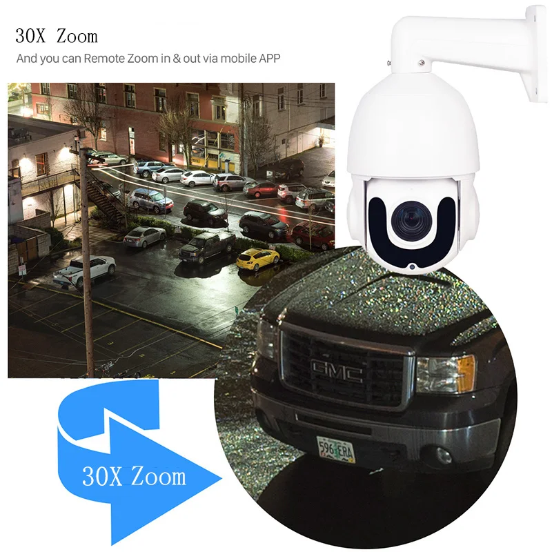 HD 1080P AHD TVI PTZ Camera 5MP 2MP 30X Zoom Security CCTV AHD CVI CVBS Dome Camera Weatherproof Vi