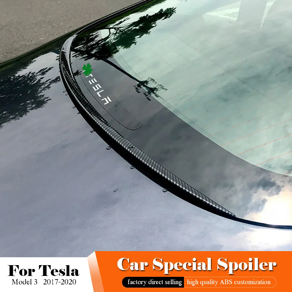 AITWATT 2017 2018 2019 2020 для новой модели Tesla 3 спойлер на крышу из углеродного волокна