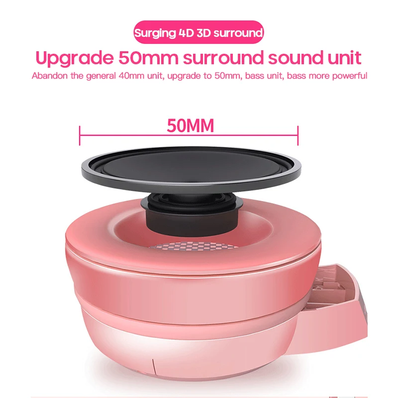 Headset Wired With Microphone X8 7 1 Pink Headphones Surround Sound Gaming Professional Gamer RGB Light For PS4 Phone PC
