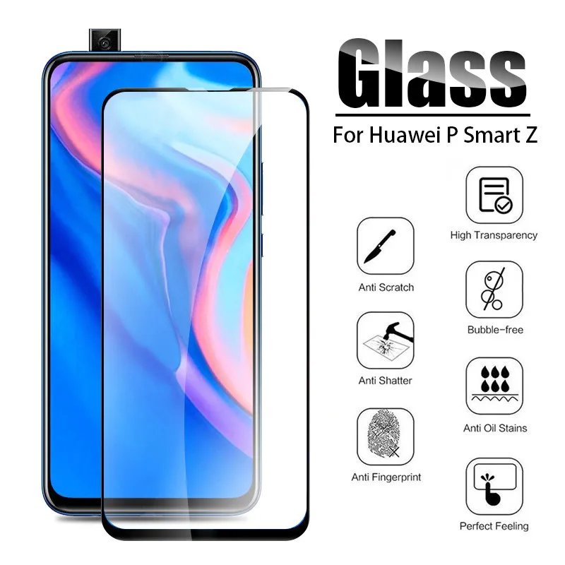 6-59-inch-Tempered-Glass-For-Huawei-P-Smart-Z-Full-Cover-9H-Explosion-proof-Protective