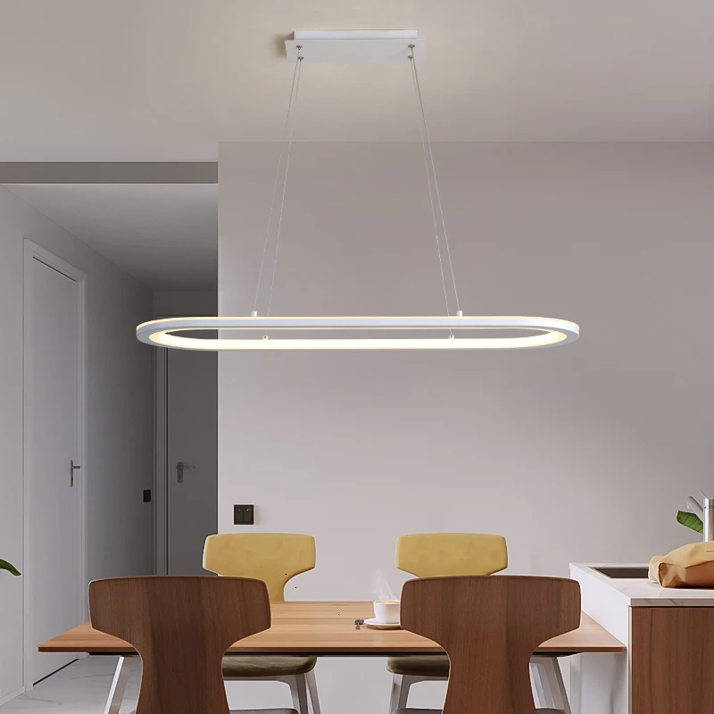 Высокое качество/яркость Современная Люстра для столовой спальни отеля hanglamp домашний Docer белый/серый led люстра освещение