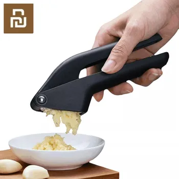 

New HUOHOU Kitchen Garlic Presser Manual Garlic Crusher Kitchen Tool Micer Cutter Squeeze Tool Fruit & Vegetable