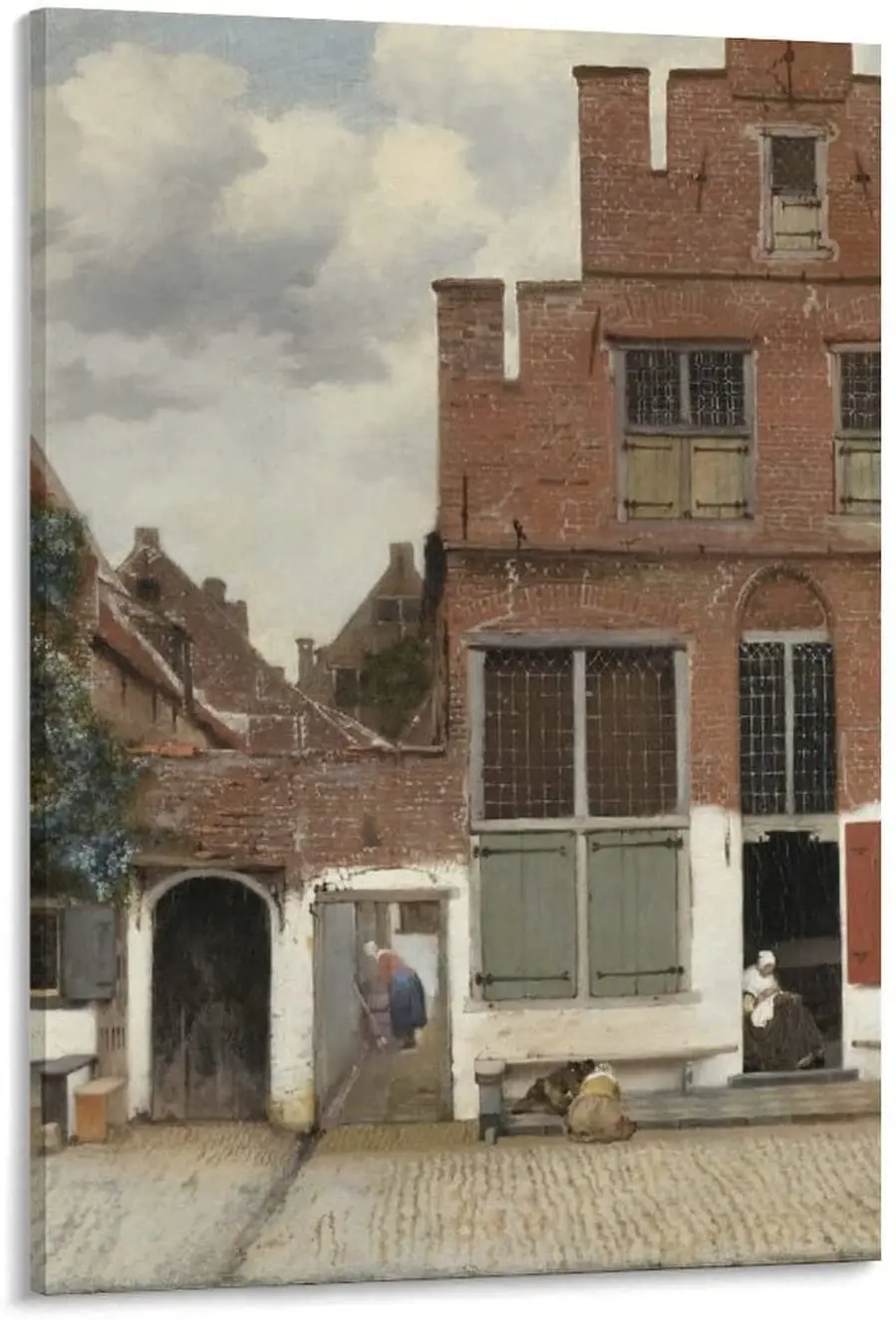 Dutch Painters Johannes Vermeer Delphi Street Poster Canvas Wall Art Prints Gifts Photo Picture Painting | Дом и сад