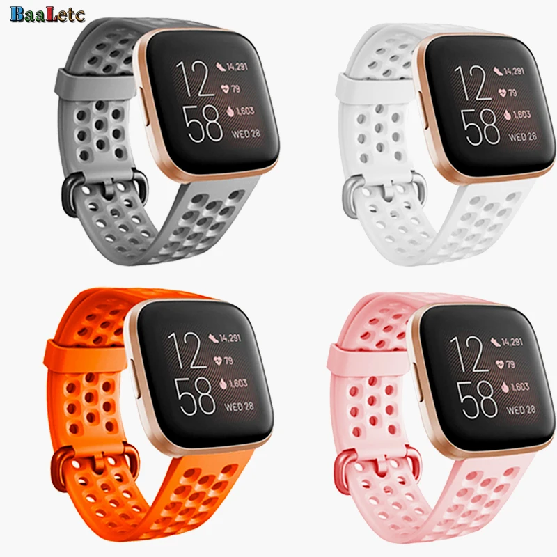 Браслет Baaletc для Fitbit Versa/Versa с 2 вентиляционными отверстиями дышащий ремешок часов