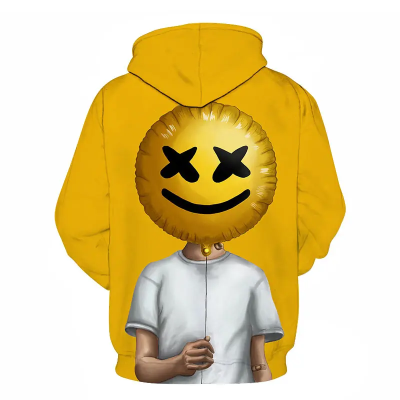 3D печать Новые мужские и женские модные толстовки marshmello электрическая толстовка с капюшоном для ди-Джея Мужская Повседневная Толстовка