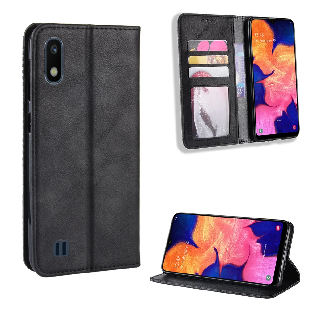 Чехол-книжка для Samsung Galaxy A10 A105F A10S A01 A11 кожа | Мобильные телефоны и аксессуары