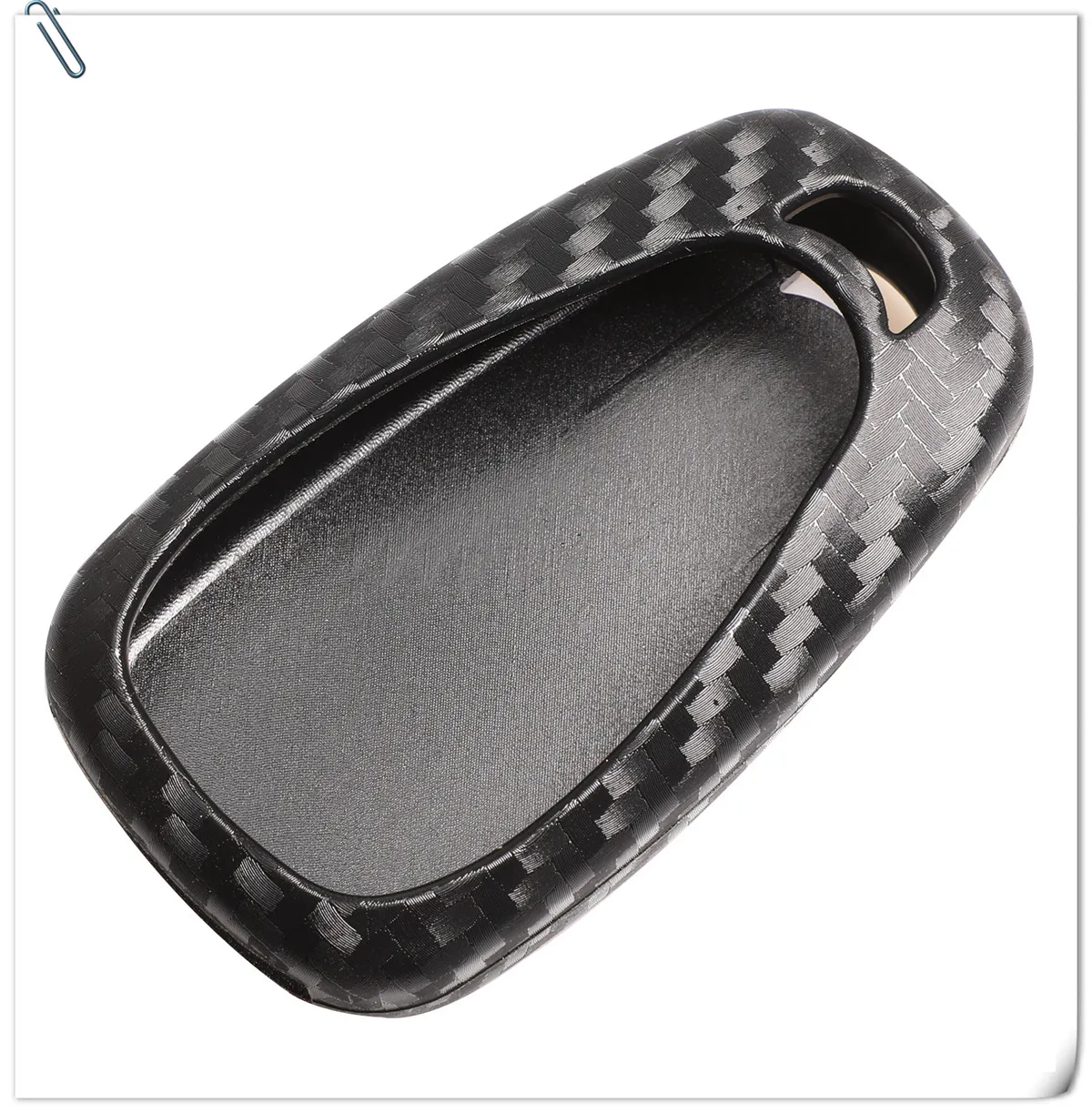 Keyforkess 10X Cover in Silicone per Chevrolet Cruze Spark Camaro Volt Bolt Trax Malibu Carbon 2/3/4/5BTN portachiavi per auto - H53e7e73aa4894159b19f0fee5e4cdb7eT