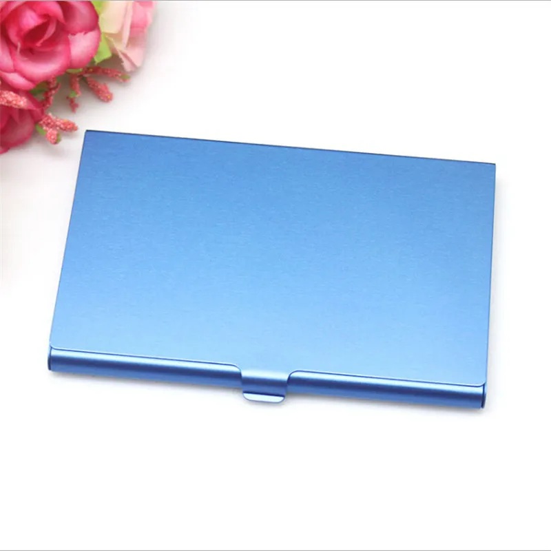 

LKEEP Creative Business Card Case Stainless Steel Aluminum Holder Metal Cover Credit Business Card Holder Card Metal Wallet Men