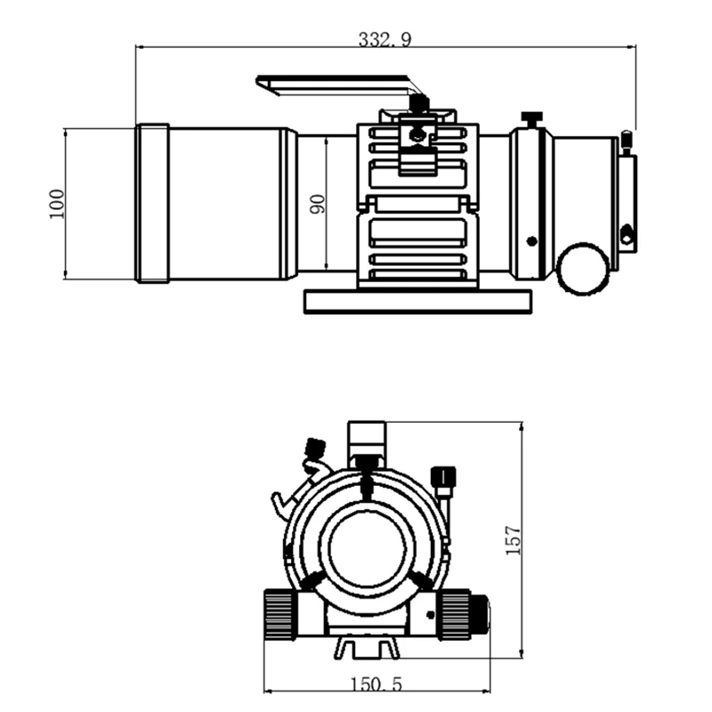HERCULES SharpStar 76EDPH F5.5 Высокая точность визуальной фотографии с ультра-низкой дисперсией астрономический телескоп портативный