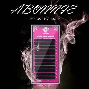 

Abonnie C/D curl individual natural mink eyelash extension false eyelashes black fake natural false eyelash