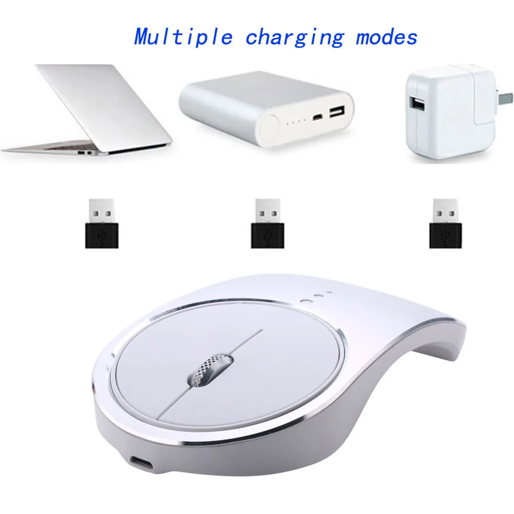 Wireless Mouse Office Universal Gaming Mice Low Noise Aluminum Alloy Ergonomic Plug And Play Laptop Computer USB Charging