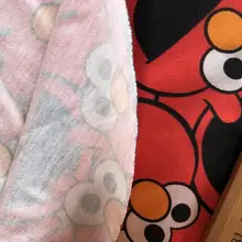 1 ярд хлопок вязать Elmo DIY ткань эластичная ткань Швейные пижамы/одежда ширина 160 см