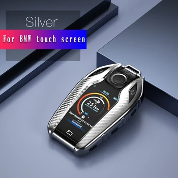 

For BMW 7 Series 740 6 Series GT 5 Series 530i X3 Display Touch screen car key PC+TPU key case cover Key case protective shell