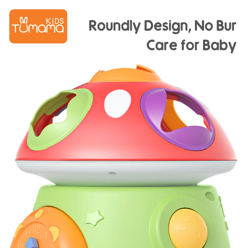 Tumama музыкальные игрушки Грибная тележка с блоком сопряжения Развивающие игрушки для ребенка могут быть съемные многофункциональные игрушки для новорожденного