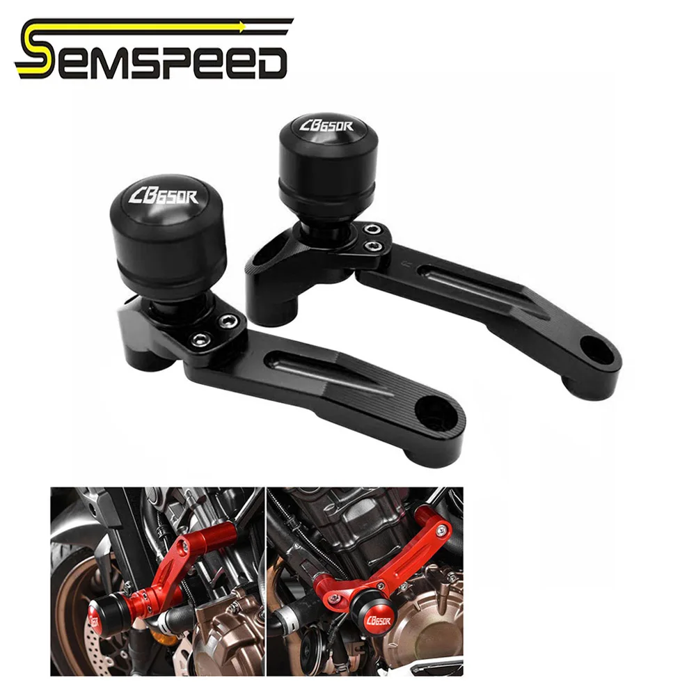 SEMSPEED CB650R CB650F логотип мотоцикла CNC защита от падения слайдер рама двигателя