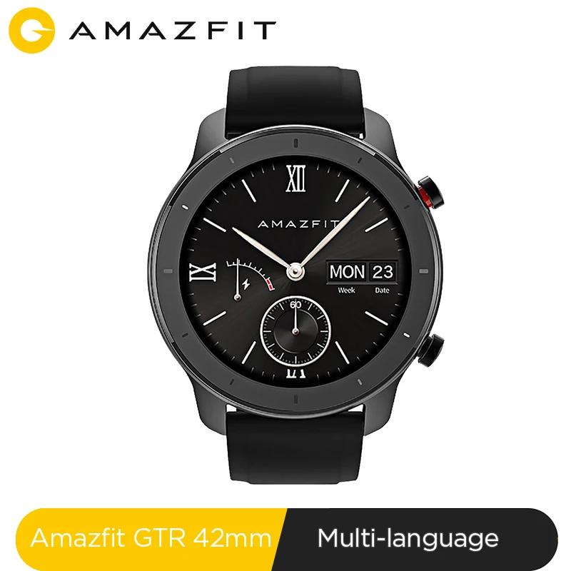

Global Version New Huami Amazfit GTR 42mm Smart Watch 5ATM Smartwatch 12Days Battery Music Control For Xiaomi Android IOS