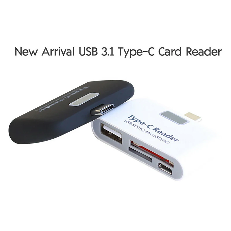 Многофункциональный адаптер для карт памяти USB 3,1 type C USB-C TF OTG кард-ридер для MAC-book Phone Tablet Card Reader