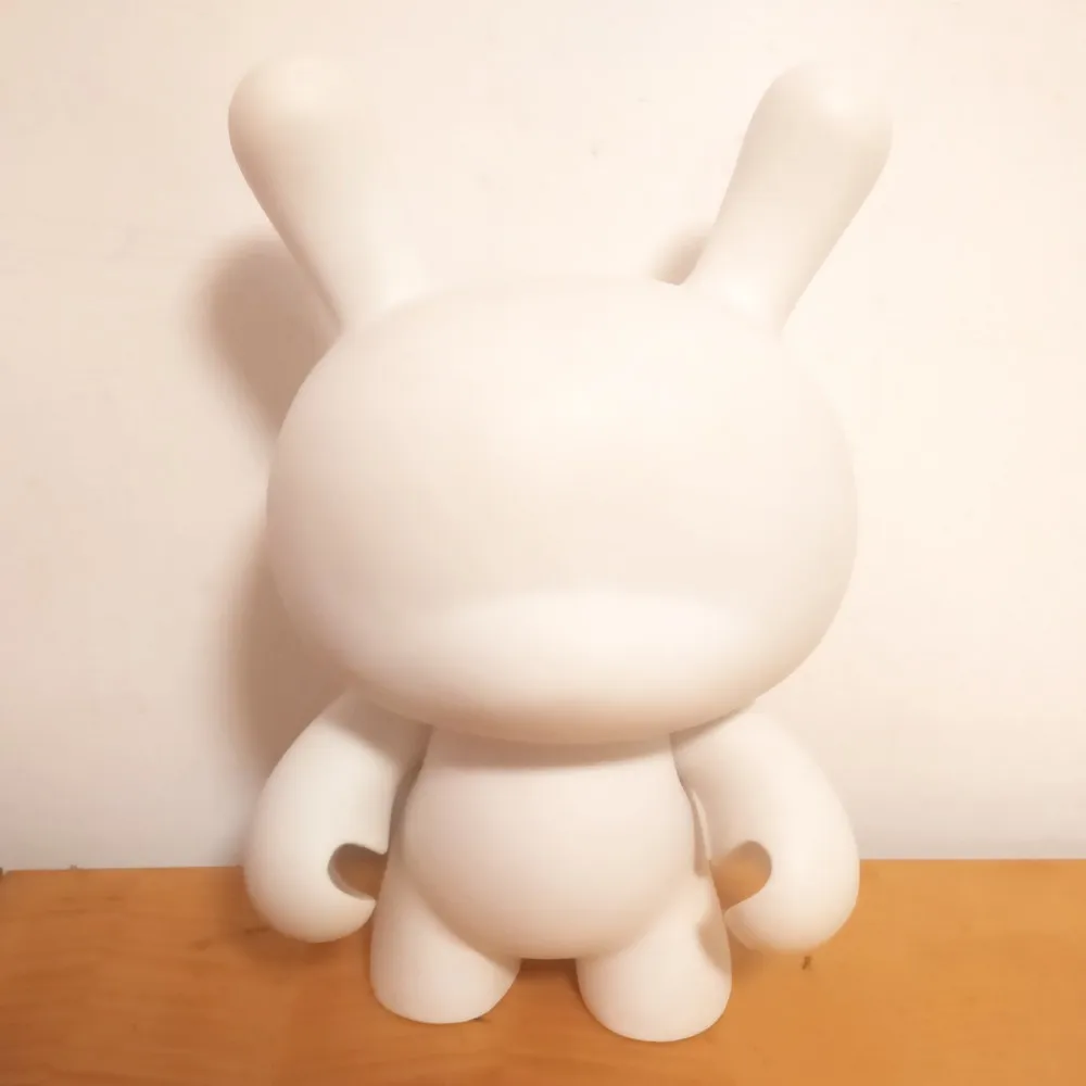 13 дюймов чистый белый Kidrobot Dunny игрушки Неокрашенный Момо Кролик DIY Набор из