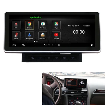 

Android 8.1 4+64G Car GPS Navigation Car Radio Stereo Dash Multimedia Player For-Audi A6