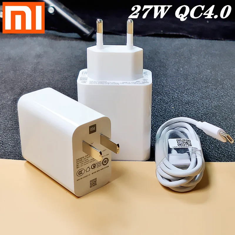 xiaomi 27w зарядное устройство QC 4,0 Быстрая Зарядка адаптер mi 9t pro настенная Зарядка для xiaomi mi 9t 9 se CC9 redmi note 7 8 pro K20