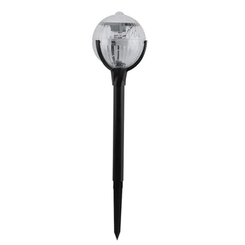 

Colorful LED Wedding Party Solar Powered Romantic Walkway Stake ABS Auto Color Changing Garden Decor Patio Porch Lawn Lamp