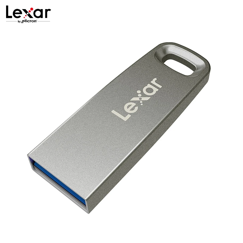 Lexar M45 флеш-накопитель USB 3,0, объемом памяти 32 Гб или 64 Гб Высокое Скорость до 100 МБ/с. металлический флэш-накопитель U Stick 128 ГБ мини Бизнес серебристого металла USB