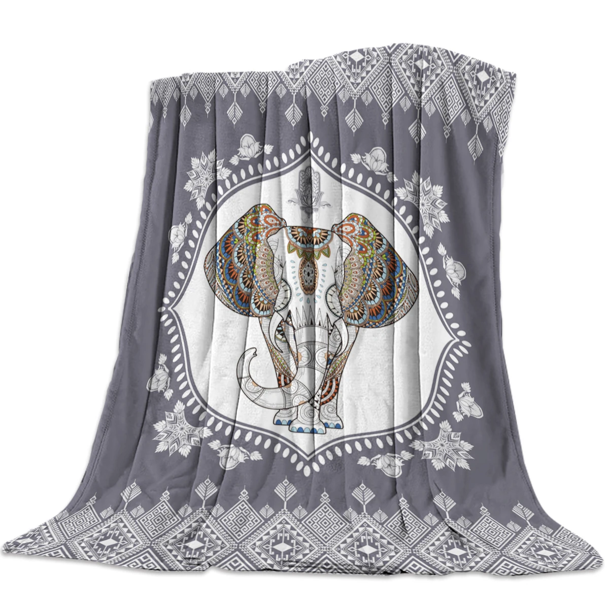 Elephant Kid Blanket Elephant Adult Blanket Elephant Fleece Blanket Elephant Throw Blanket Elephant Blanket