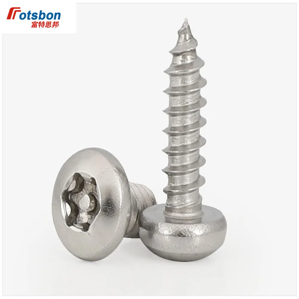 

ST2.9/ST3.5/ST3.9/4.2/4.8 Hexalobular Socket Pan Head Self Tapping Screws Six-Lobe Tamper Screw Tornillos Torx Vis Inox ISO14585